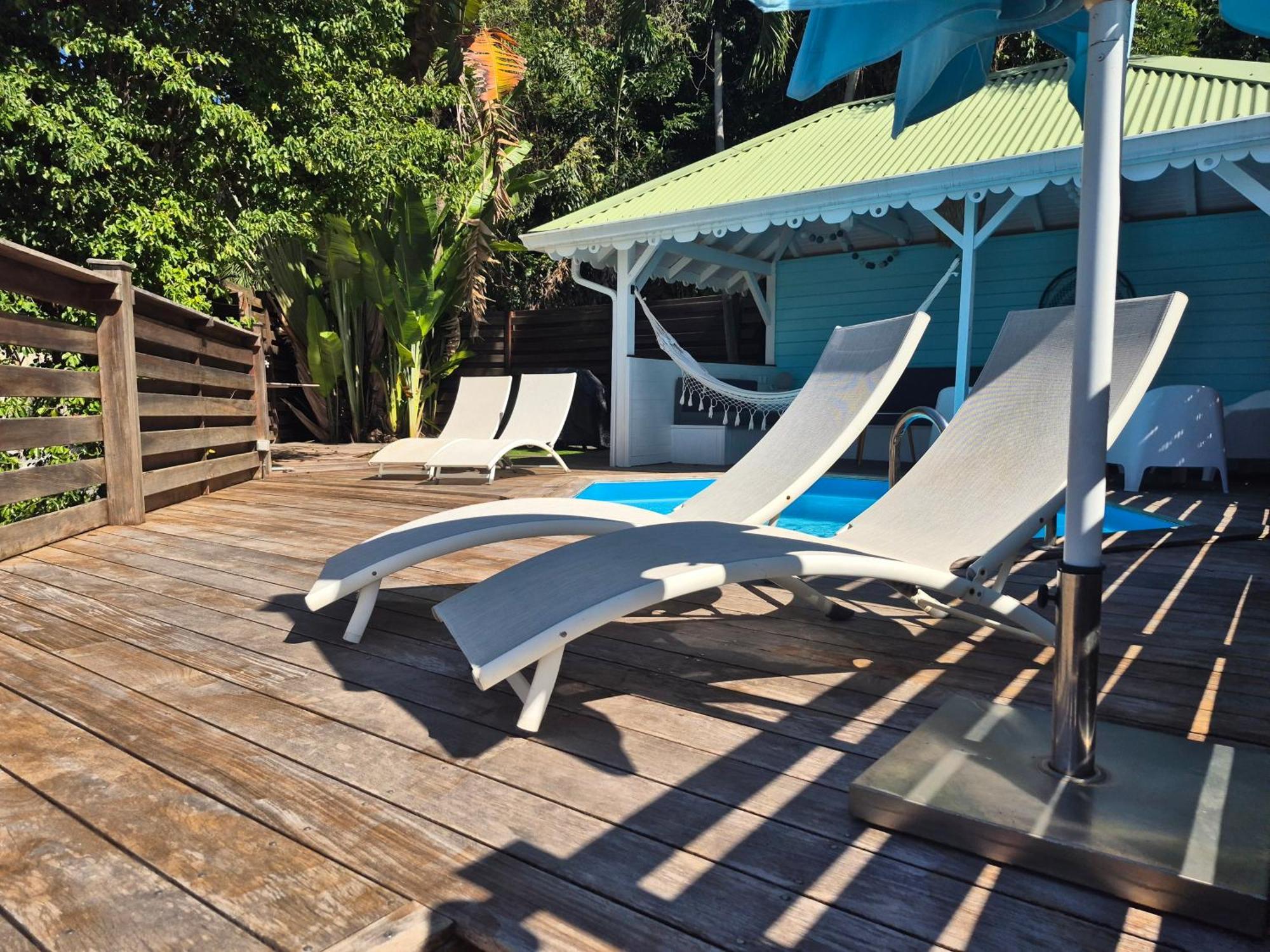 Villa Cannelle, Piscine, Vue Mer 데샤이에스 외부 사진
