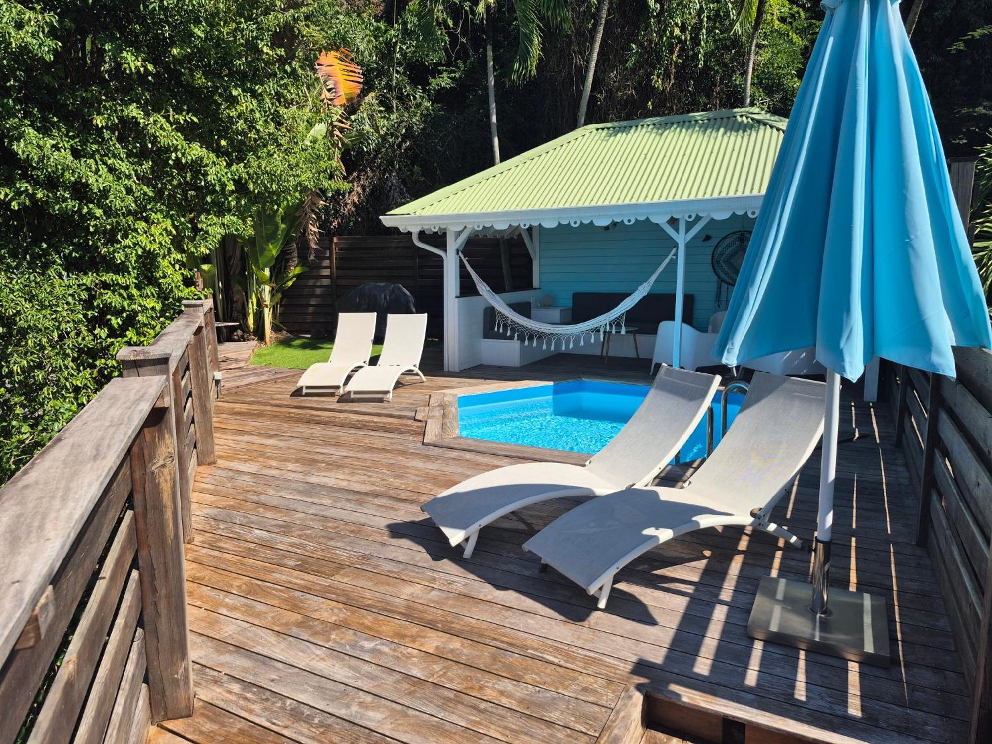 Villa Cannelle, Piscine, Vue Mer 데샤이에스 외부 사진