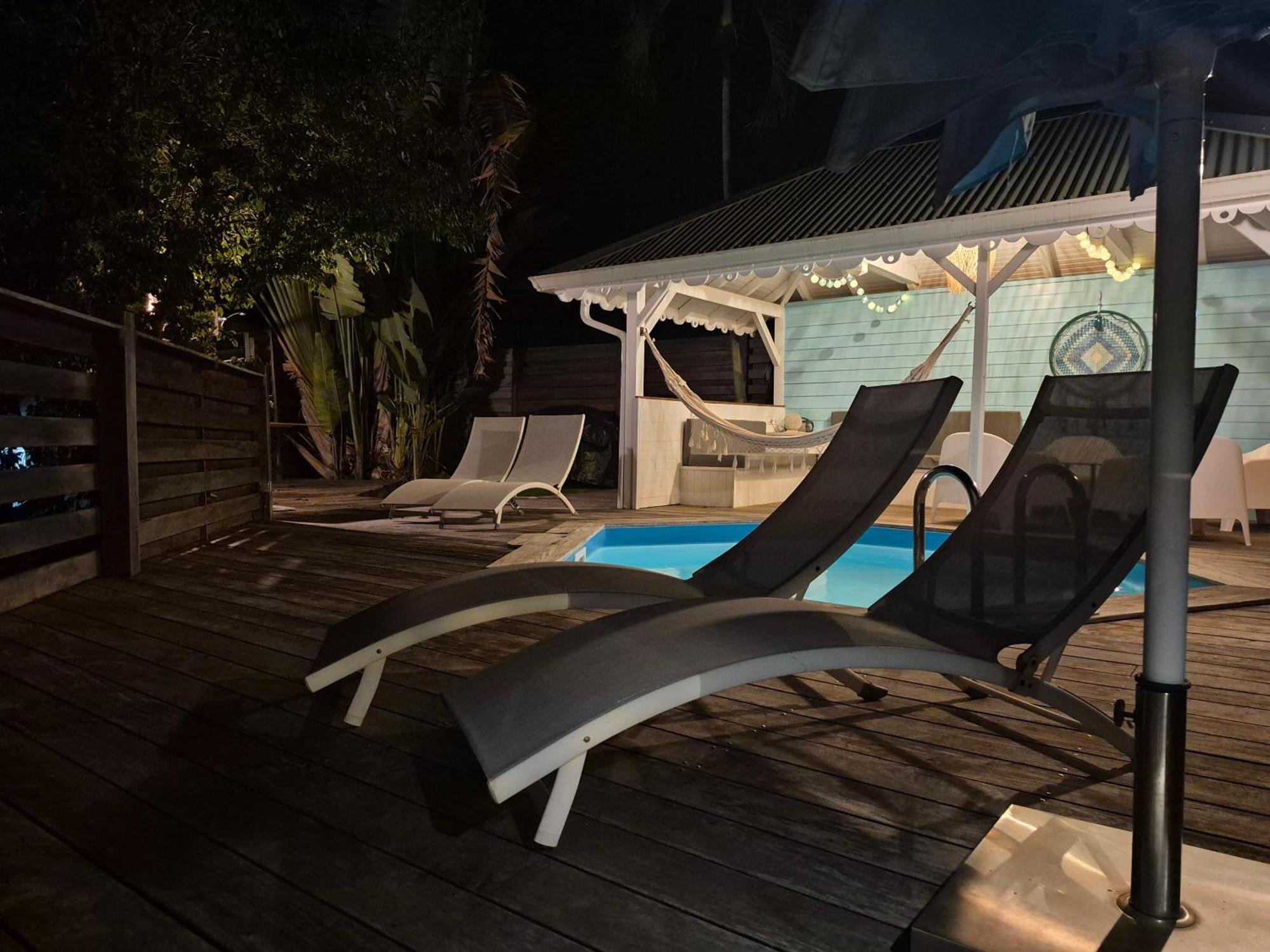 Villa Cannelle, Piscine, Vue Mer 데샤이에스 외부 사진